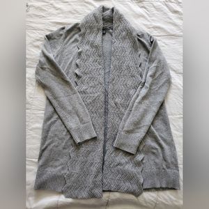 Banana Republic gray cardigan sweater women's medium